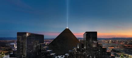 Luxor Hotel and Casino Tower exterior